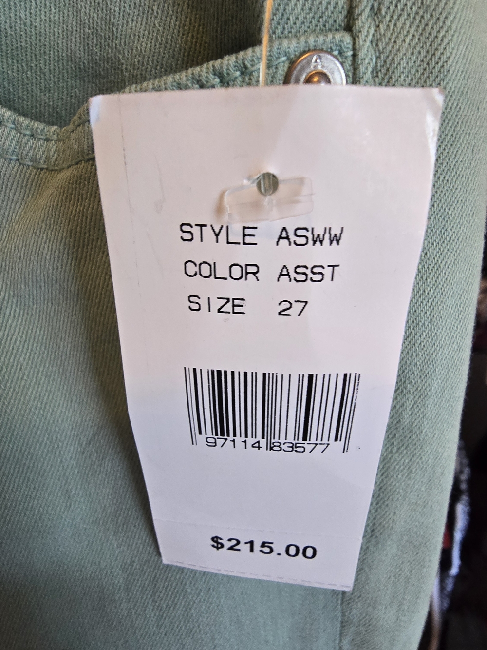 Ag Adriano Goldschmied slim skinny jeans in mint - Picture 4 of 9